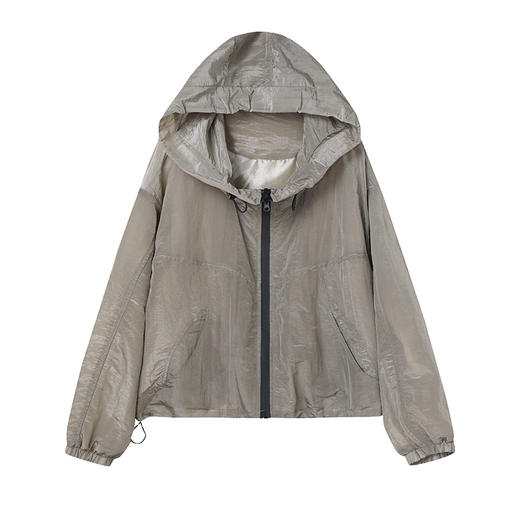 HR WK89309简约干练轻薄透气防晒衣纯色外套 商品图4