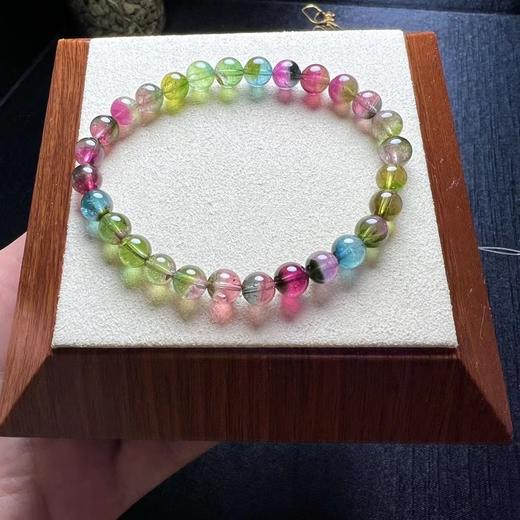 13.97g 7mm 碧玺手链 商品图6