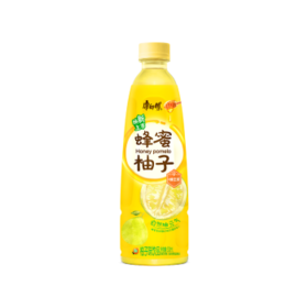 康师傅 蜂蜜柚子 水果味饮料 轻养果荟量贩整箱装 500ml*15瓶 热门商品