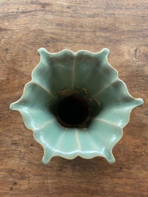 龙泉粉青釉六棱出戟花觚，顺丰包邮 商品图12