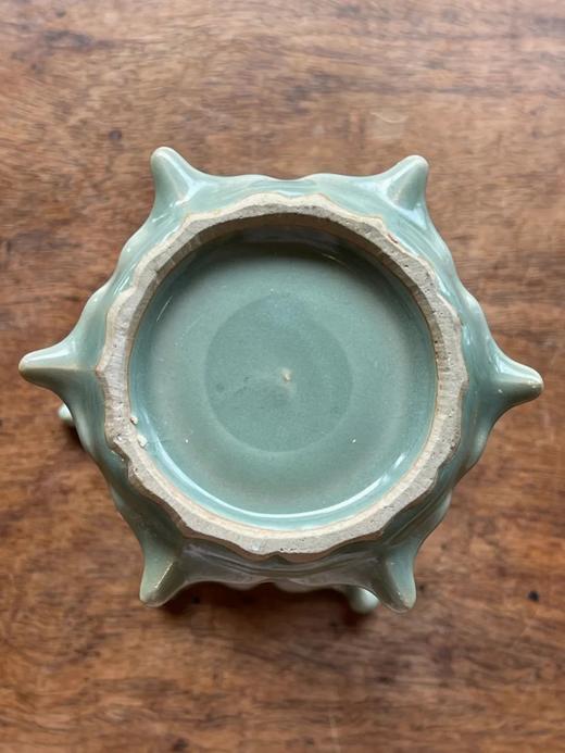 龙泉粉青釉六棱出戟花觚，顺丰包邮 商品图11