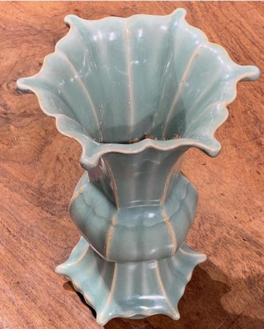 龙泉粉青釉六棱出戟花觚，顺丰包邮 商品图7