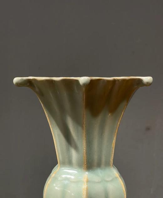 龙泉粉青釉六棱出戟花觚，顺丰包邮 商品图5