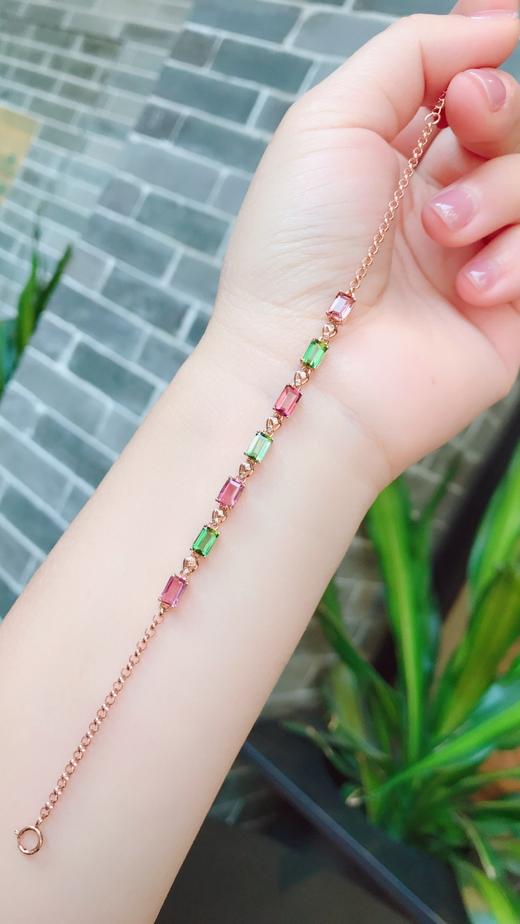 3.3ct 碧玺手链 商品图4