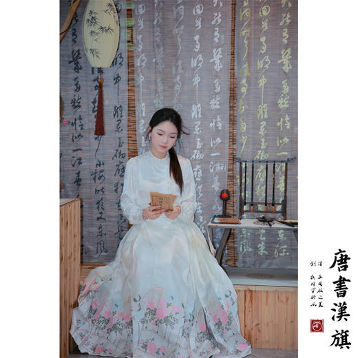 【满庭芳·堂春】马面裙织金妆花改良国风新中式小阁藏春马面套装 商品图3