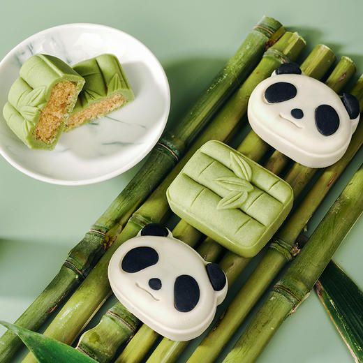 【-熊猫竹子糕点-】两个熊猫+两个竹竹、3件100元活动 商品图4