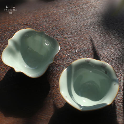 问鼎汝瓷鼎峰系列天青老款银杏杯 (仙草奇遇) 商品图2