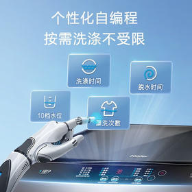 海尔（Haier）波轮洗衣机全自动 12公斤大容量超净洗 大件强力洗 一键桶自洁 羊毛呵护洗