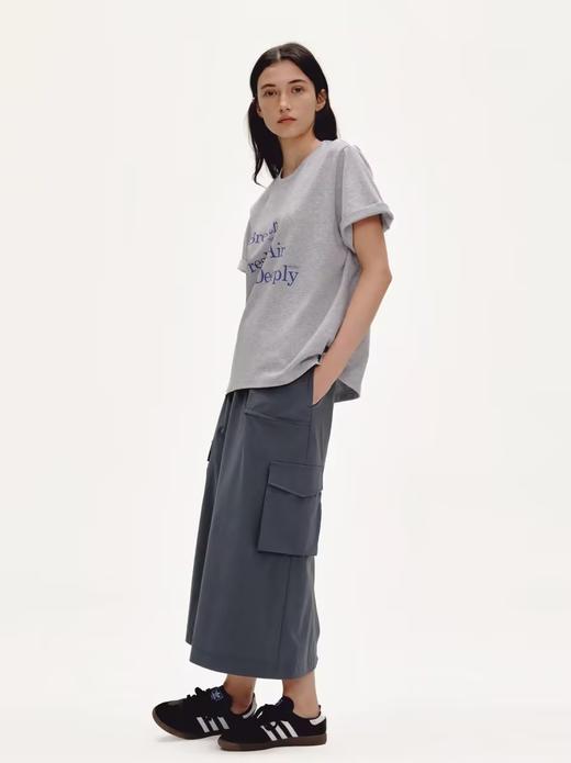 shyshystill/shy202304029/松紧腰轻薄凉快时髦感夏季半身裙 商品图1