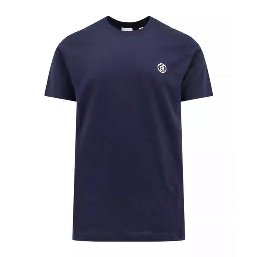 【一】BURBERRY 巴宝莉 男士TB专属标识刺绣棉质圆领短袖T恤 蓝色 8084020 B1488 商品图0