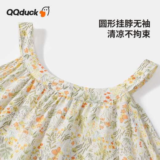 【清仓捡漏】【120-165】【可可鸭】女童连衣裙夏季淑女碎花裙 商品图9