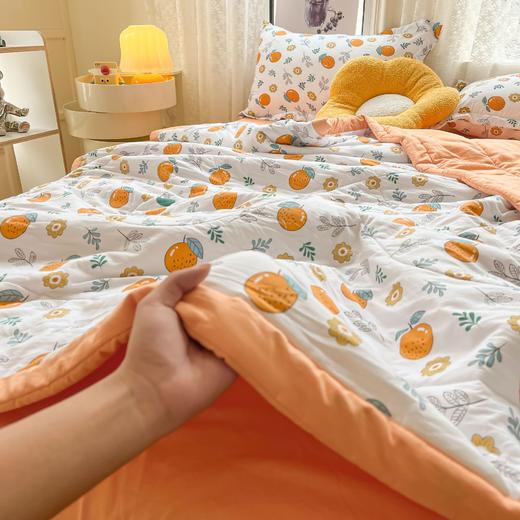 夏季空调被A类母婴级水洗棉夏被亲肤透气新疆棉花夏凉被空调被可水洗礼品被 商品图3
