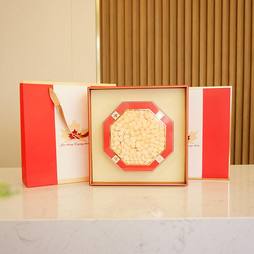 【畅销款】加拿大西洋参【1.4cm圆片】【八角礼盒】 商品图1