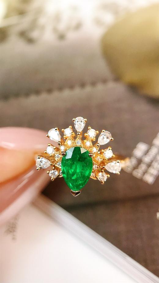 0.75ct 祖母绿戒指 商品图1