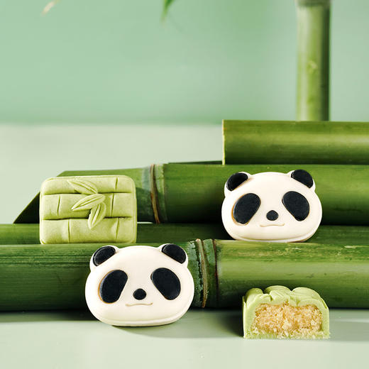 【-熊猫竹子糕点-】两个熊猫+两个竹竹、3件100元活动 商品图2
