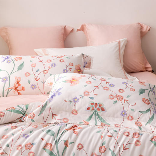 多喜爱 全棉新疆棉斜纹三/四件套 春棠 商品图1