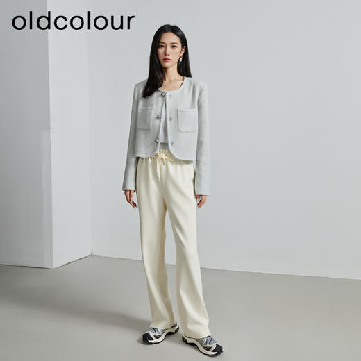 oldcolour秋季新款法式短款小香风外套女气质高级感上衣P340401A1 商品图4