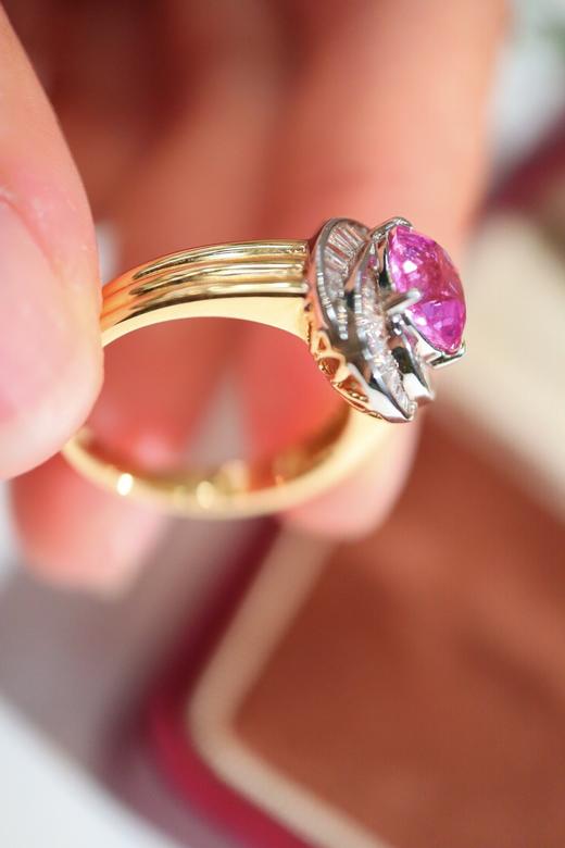 1.9ct 蓝宝石戒指 商品图0