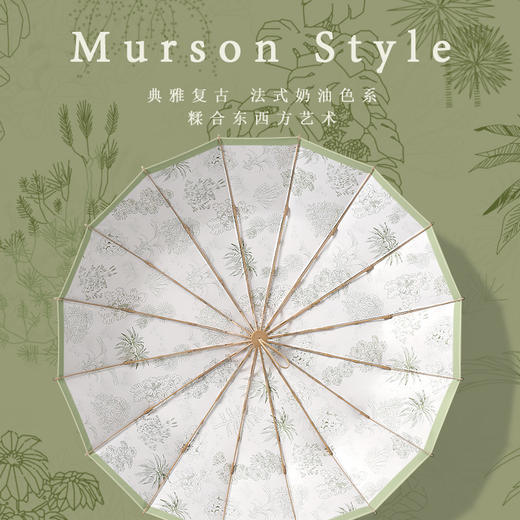 三折内翻纤维氧化铝合金架伞 晴雨两用伞 商品图0