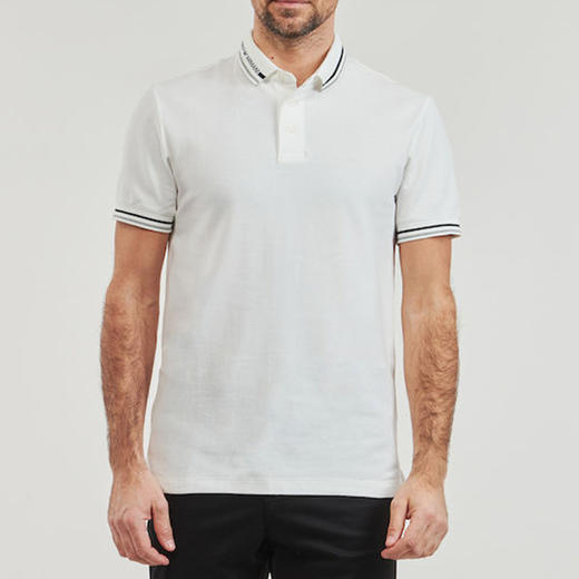 Emporio Armani 男士刺绣全新全棉短袖Polo T恤 11940 商品图3