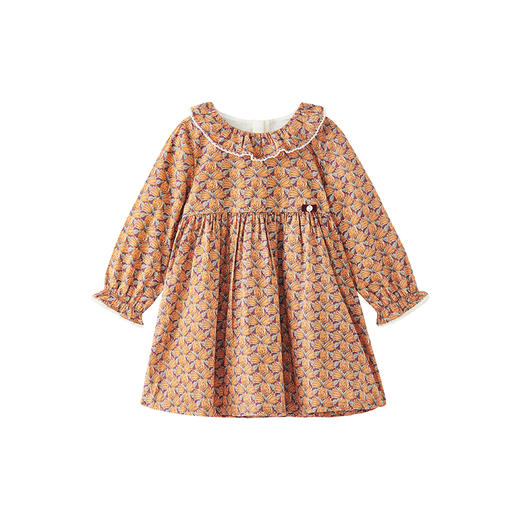 【高定系列】英氏儿童裙子夏季女童裙子碎花纯棉连衣裙新款 商品图1