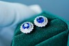 1.6ct 蓝宝石耳钉 商品缩略图2