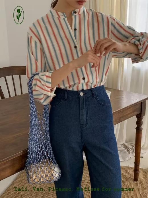 shyshystill/shy202204029/全棉柔软轻薄好版型经典凉快直筒牛仔裤 商品图4