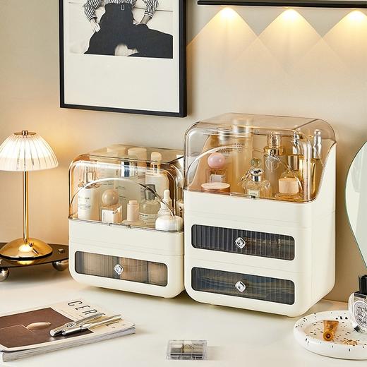 【台面不凌乱！整洁好收纳】化妆品收纳盒梳妆台桌面抽屉式护肤品置物架多功能家居用品化妆盒，多层大容量，整洁好区分。ry 商品图0