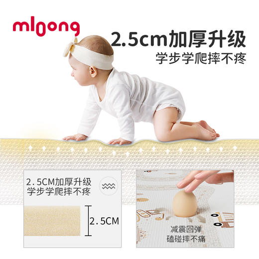 曼龙宝宝爬行垫拼接儿童地垫XPE环保防摔爬爬垫无毒 商品图2