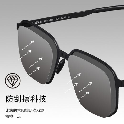 Feliztrip斐利斯 折叠太阳眼镜墨镜防紫外线防蓝光超轻无螺丝铰链镜框偏光镜片 TR-G528 商品图6