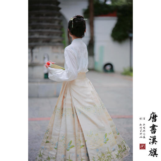 【蝶游竹梦】马面裙织金妆花改良国风新中式蝶梦马面套装 商品图3
