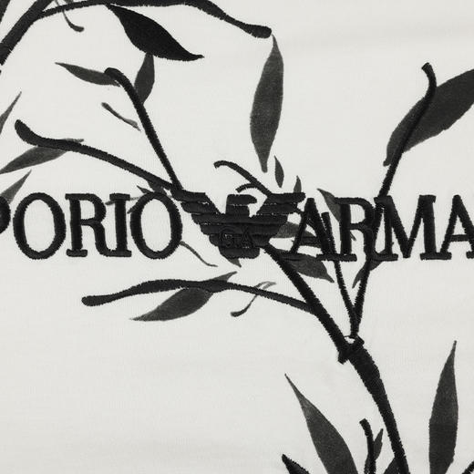 Emporio Armani 男士刺绣全新全棉短袖T恤 11997 商品图3