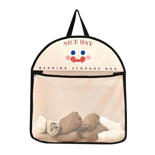 拍一发二【一物多用！轻松收纳】悬挂式杂物收纳网兜内衣袜子收纳挂袋衣柜置物袋门后收纳神器挂墙，可视化网格，寻物省时又省心，家居收纳好帮手。ry 商品图4