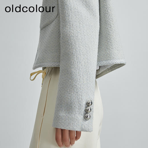 oldcolour秋季新款法式短款小香风外套女气质高级感上衣P340401A1 商品图1