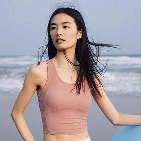 跃牌【欲动春风】系列新款坑条纹显瘦训练跑步运动吊带22740（此款为欧码，建议拍小一码！）