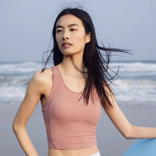 跃牌【欲动春风】系列新款坑条纹显瘦训练跑步运动吊带22740（此款为欧码，建议拍小一码！） 商品图0