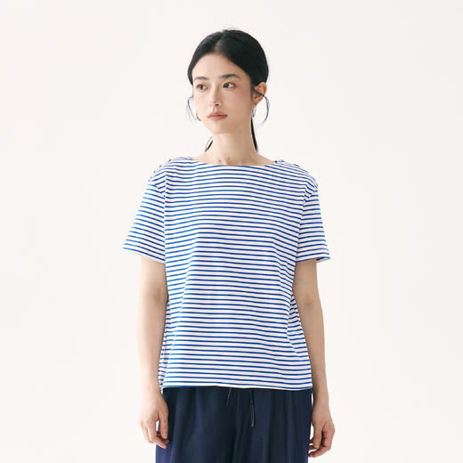 零意义 meanil 100%PIMA棉条纹拉链上衣 商品图7