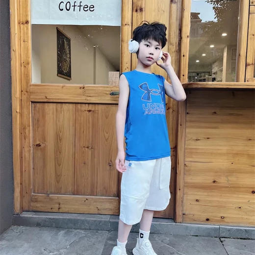 【出游季-品牌直发】正品Under Armour安德玛儿童速干运动背心1377845 商品图1