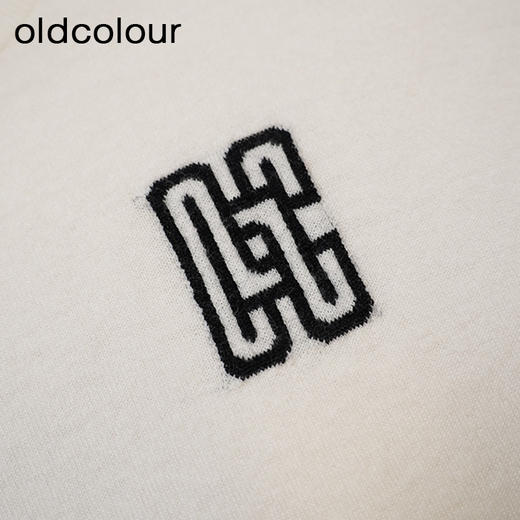 oldcolour纯色针织衫春季新款绵羊毛圆领短袖宽松上衣女P11052157 商品图3