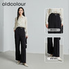 oldcolour秋季新款黑色流行休闲直筒西装裤子女P310703A1 商品缩略图4
