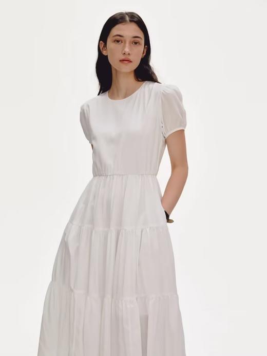 shyshystill/shy202304010/复古带袖经典分割连衣裙 商品图2