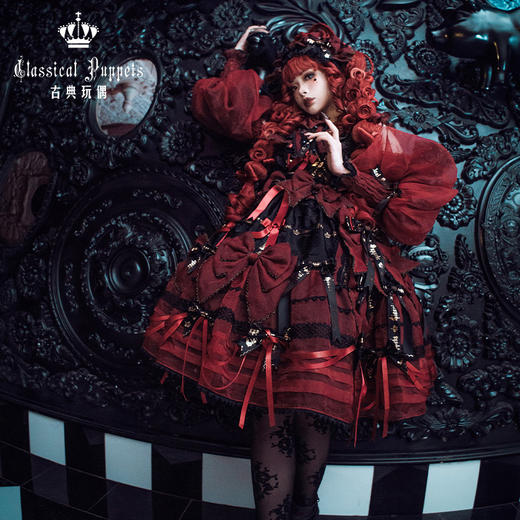 【全款预售掉落】梦中的蝴蝶结JSK 新色 古典玩偶 Lolita【2025年5月31日起发货】 商品图7