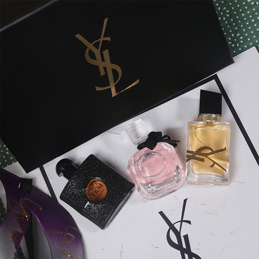 圣罗兰香水三件套丨黑鸦片+反转巴黎+自由之水7.5ml*3 商品图2