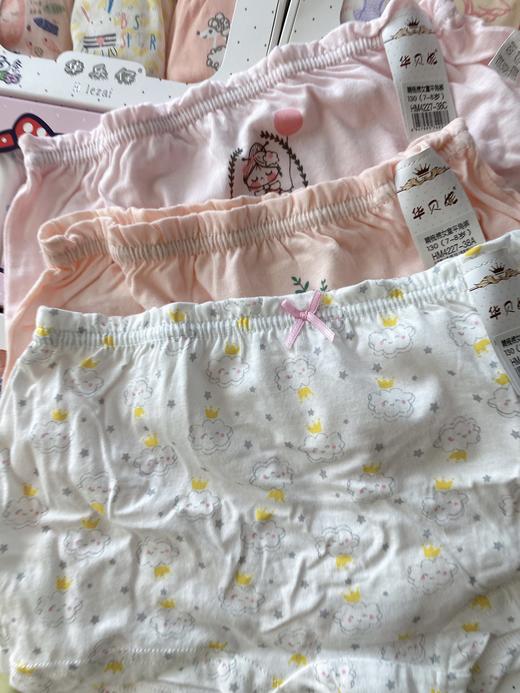 云仓 韩单换标 品牌面料，儿童精梳棉平角内裤（3条装） 商品图11