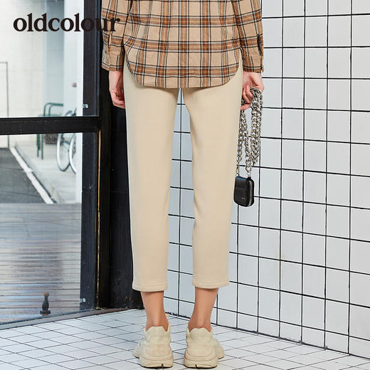 oldcolour2019冬季新品商场同款九分小脚牛仔裤女L42113247 商品图1