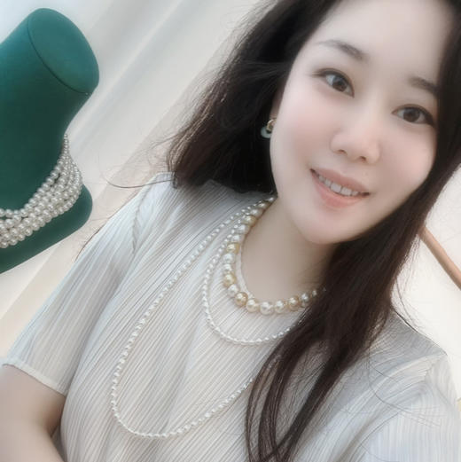 ji致强光，bao亮松弛感，120cm造型长项链，巴洛克珍珠5-6mm，很干净几乎无暇，珠光很亮很亮 各种好搭配 商品图2