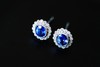 1.6ct 蓝宝石耳钉 商品缩略图0