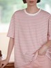 shyshystill/shy202205034/经典条纹法式复古条纹全棉T恤短袖 商品缩略图0
