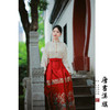 【玉堂春晓】马面裙织金妆花改良国风新中式山花鸟木红马面套装 商品缩略图2