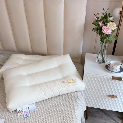 60支纯棉大豆蛋白纤维枕芯可水洗全棉成人枕头五星级酒店护颈椎枕 商品图1